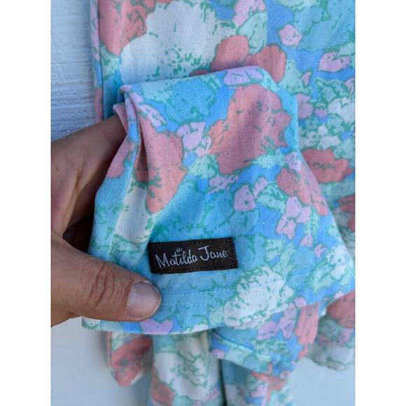 Matilda Jane Jumpsuit, Wide Legs, Flutter Sleeve, Floral, Size‎ 6 - Picture 6 of 6